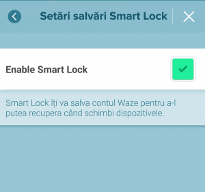Activare Smart Lock